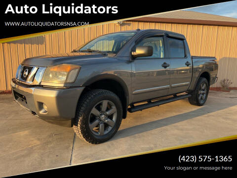 2015 Nissan Titan for sale at Auto Liquidators in Bluff City TN